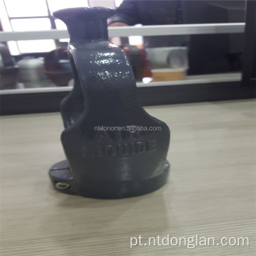 Cilindercap de gás de aço de metal para tipos de gás
